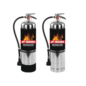 Hazard Control Technologies F-500 Fire Extinguishers.