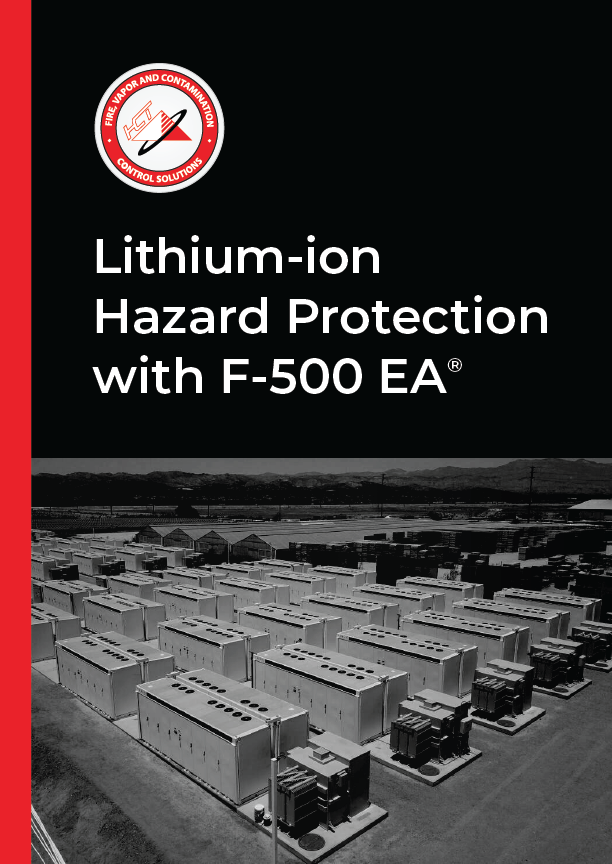 a brochure on lithium-ion hazard protection